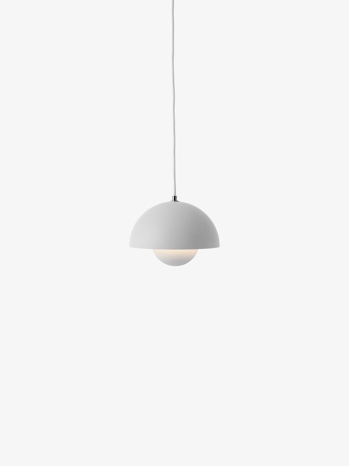 Suspension Flowerpot Chandelier VP1 - 10 pendants - &Tradition-Gris clair mat-The Woods Gallery