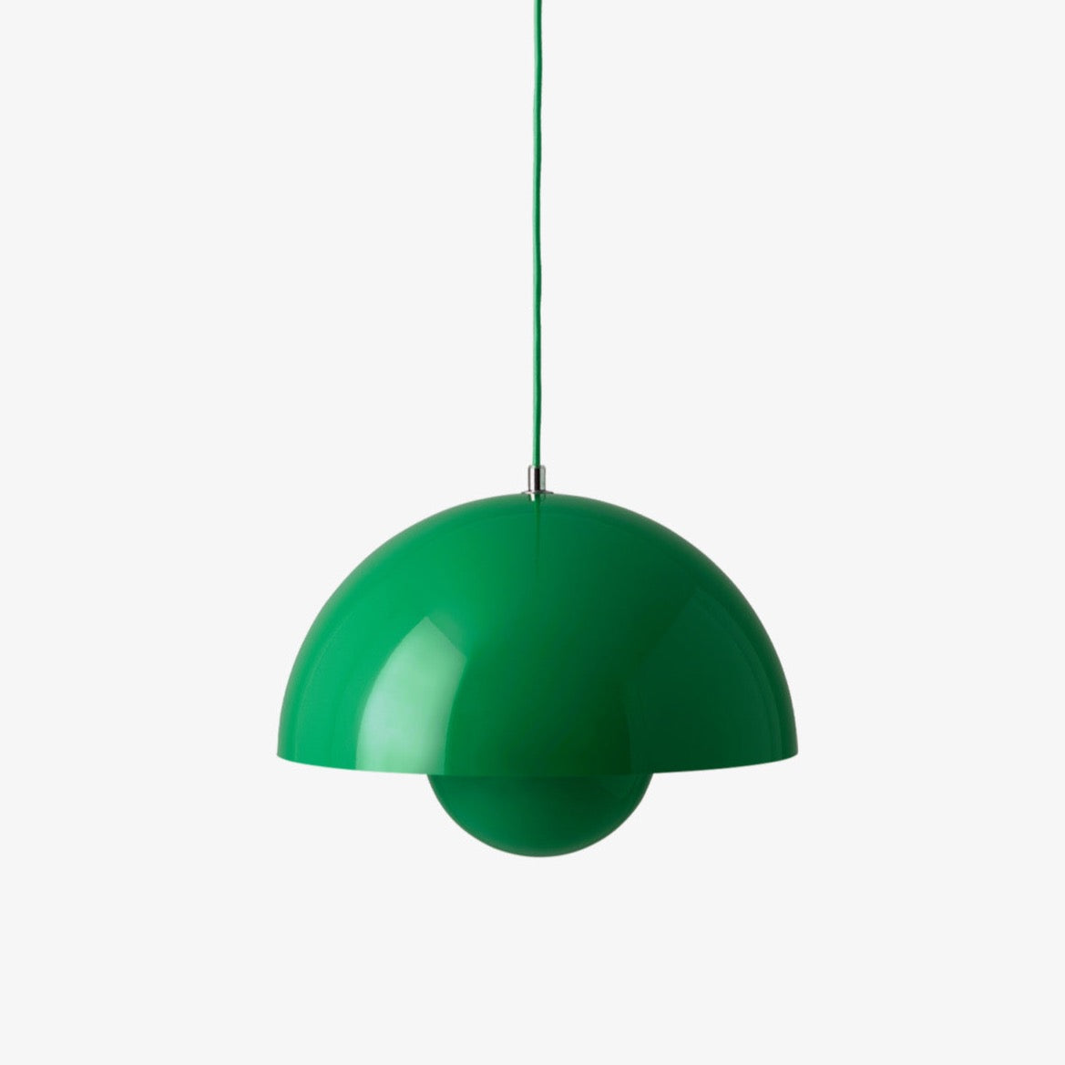 Suspension Flowerpot VP7 de Verner Panton - &Tradition-Vert signal-The Woods Gallery