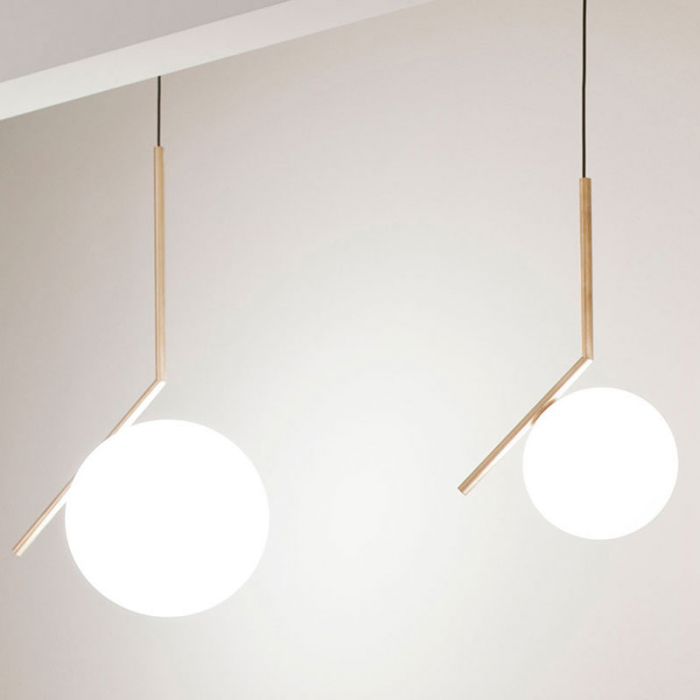 Suspension IC S de Michael Anastassiades - Flos-Petit-Chrome-The Woods Gallery