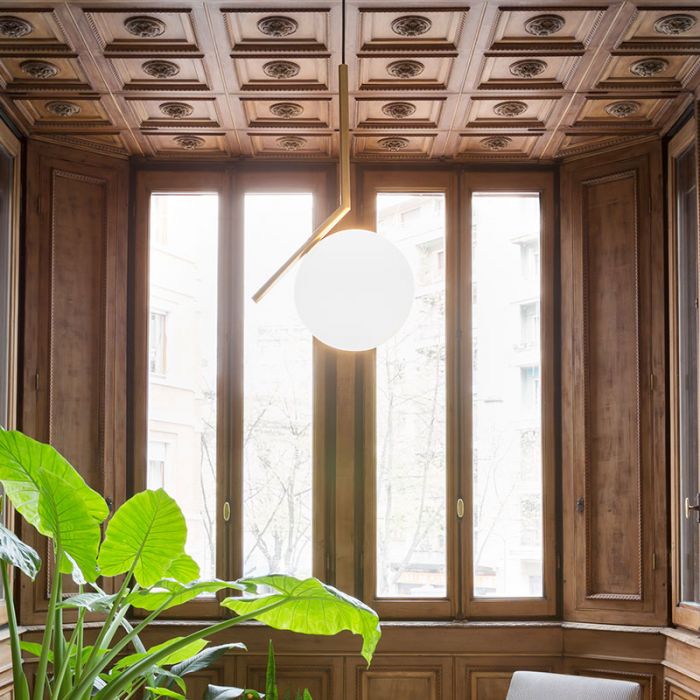Suspension IC S de Michael Anastassiades - Flos-Petit-Chrome-The Woods Gallery