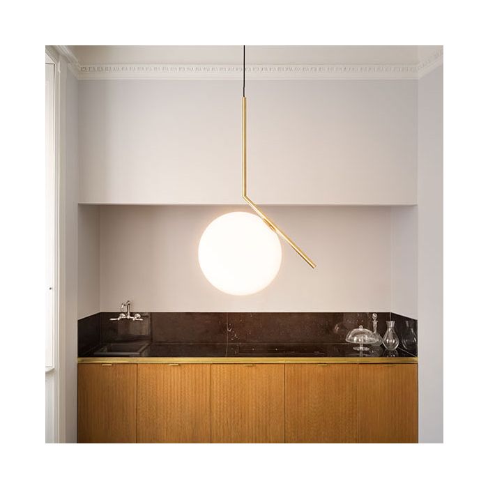 Suspension IC S de Michael Anastassiades - Flos-Petit-Chrome-The Woods Gallery