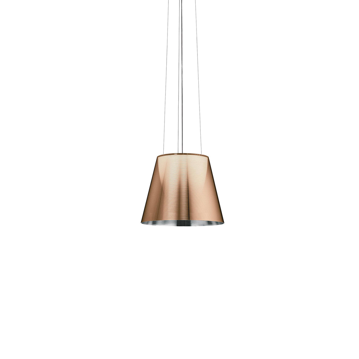 Suspension KTribe S2 de Philippe Starck - Flos-Aluminium bronze-Sans ampoule-The Woods Gallery