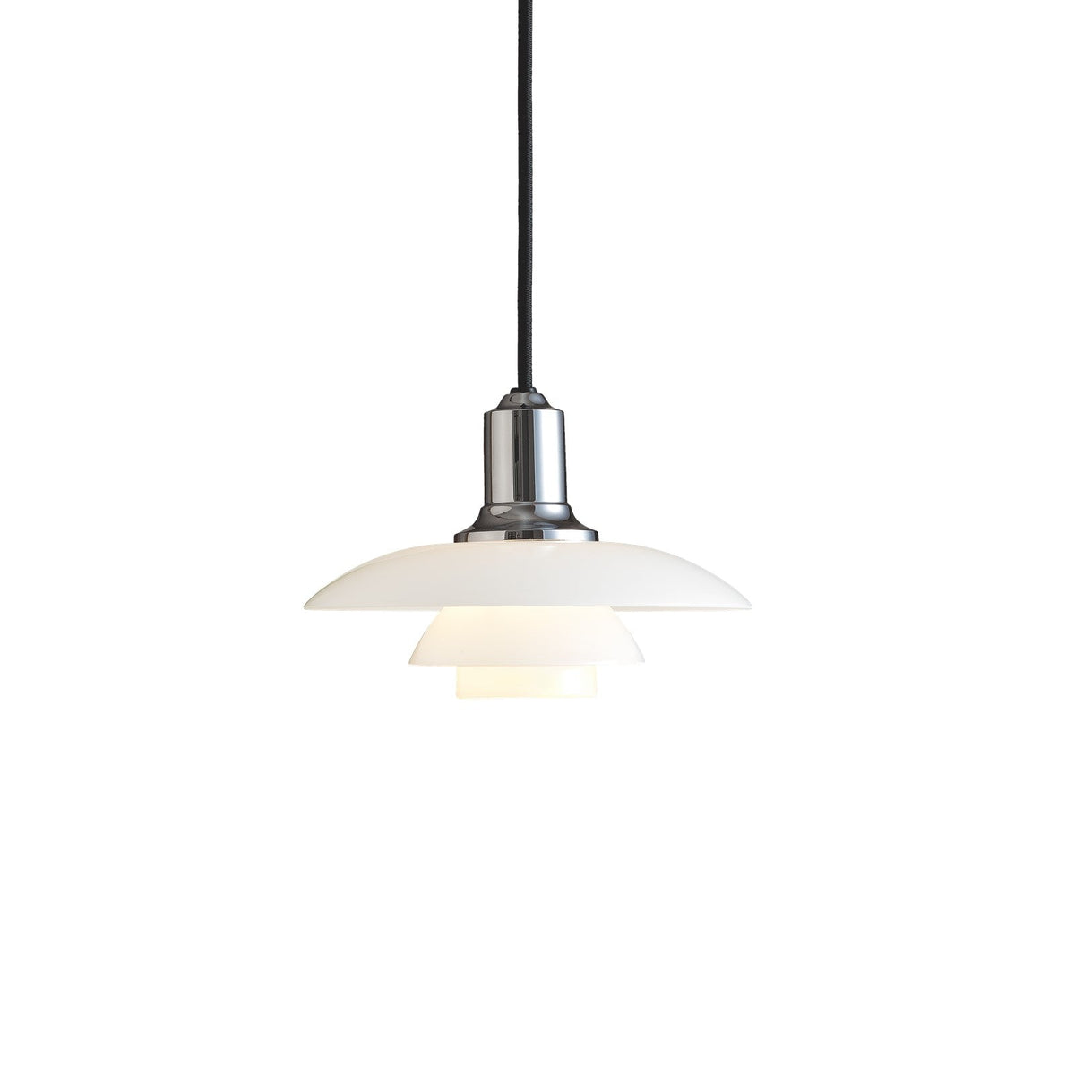Suspension PH 2/1 - Louis Poulsen-Chromé brillant-The Woods Gallery