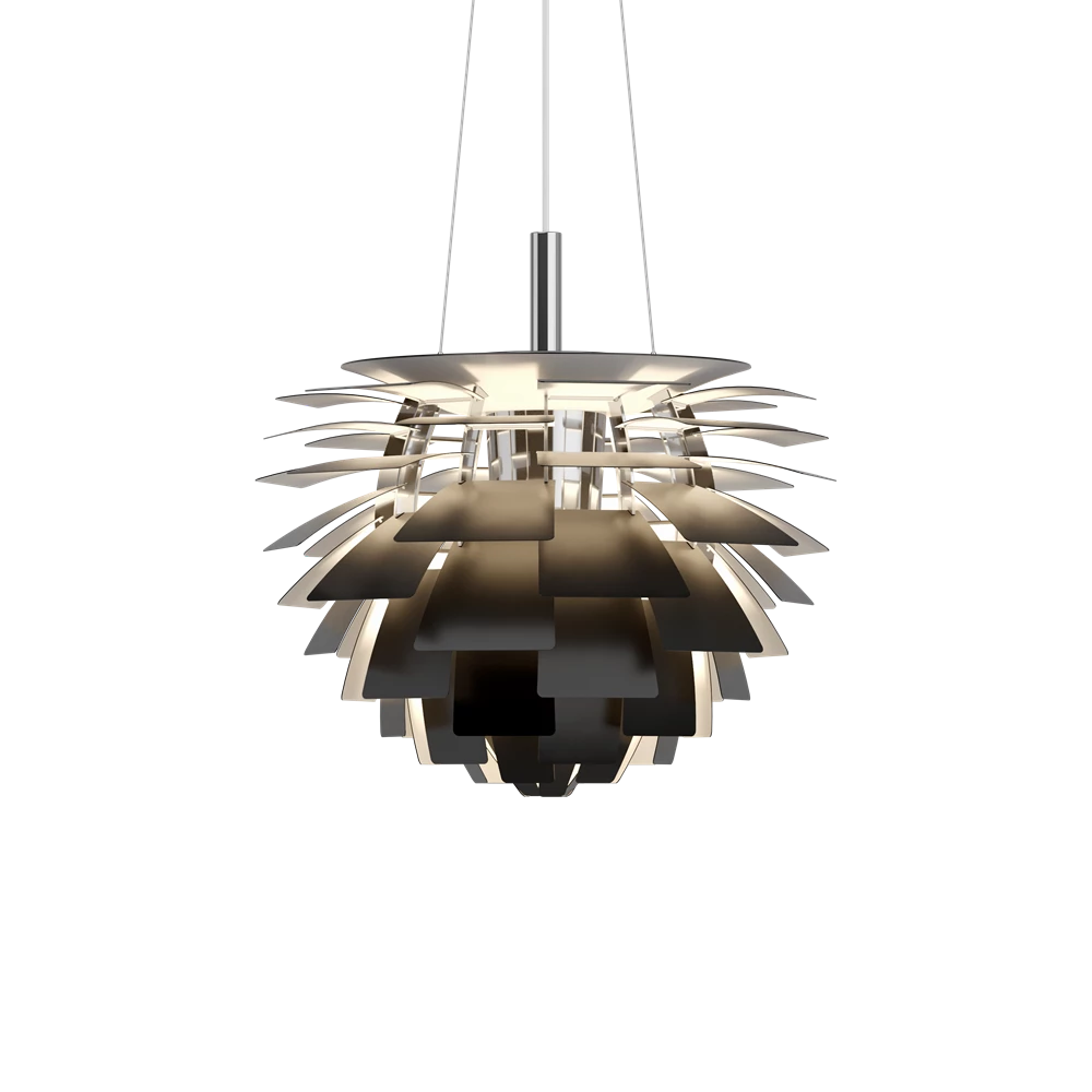 Suspension PH Artichoke - Louis Poulsen-Black-Ø 480-The Woods Gallery