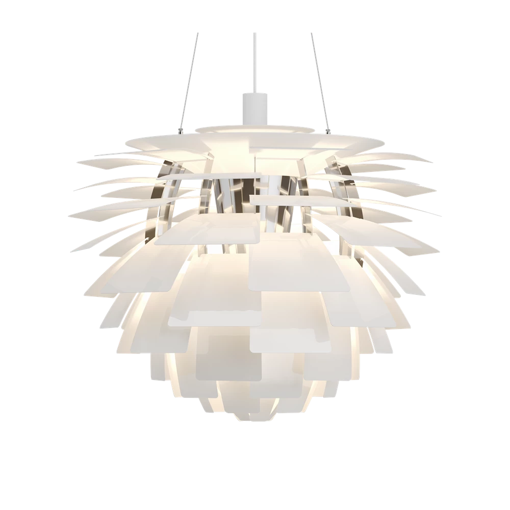 Suspension PH Artichoke - Louis Poulsen-Blanc-Ø 720-The Woods Gallery
