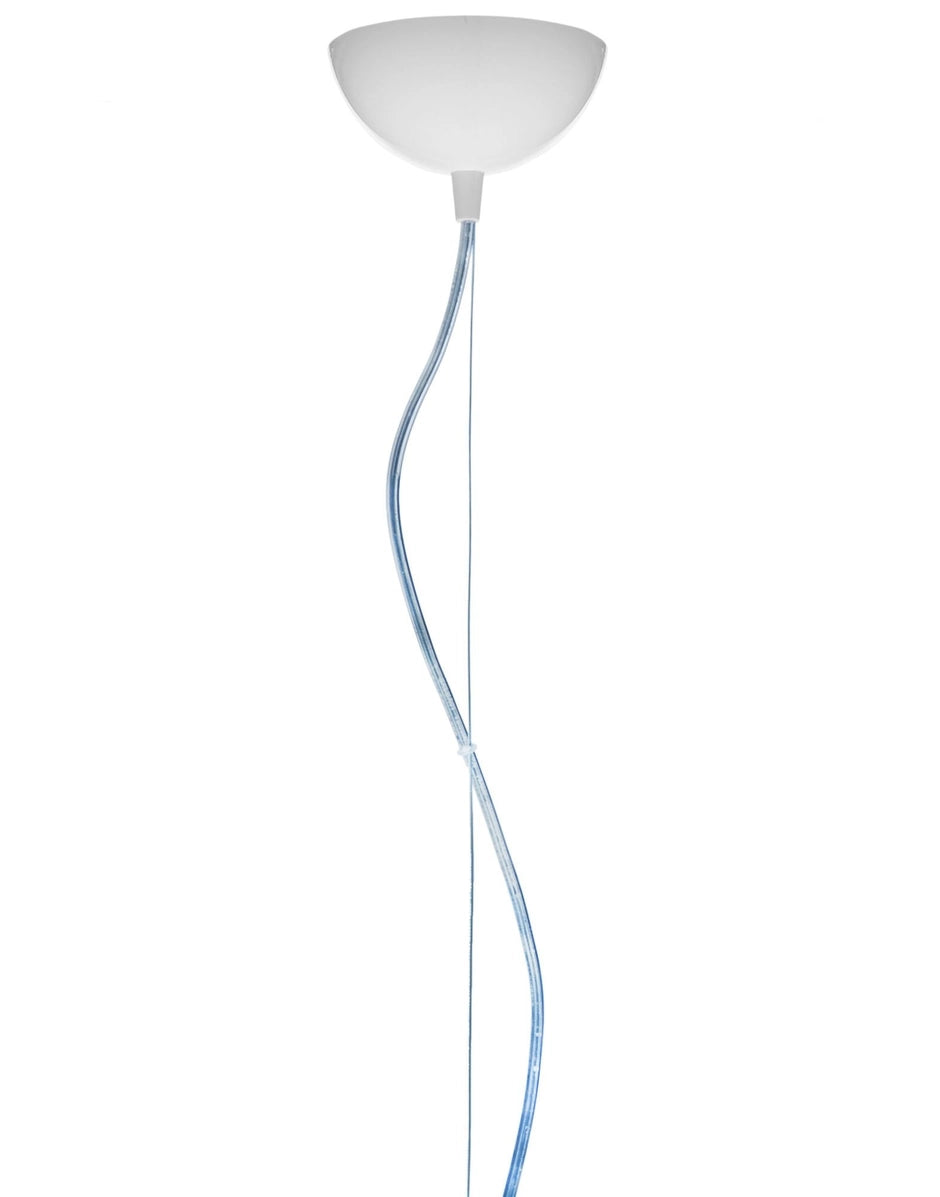 Suspension Small FL/Y Glossy Opaque de Ferruccio Laviani - Kartell-Blanc-The Woods Gallery