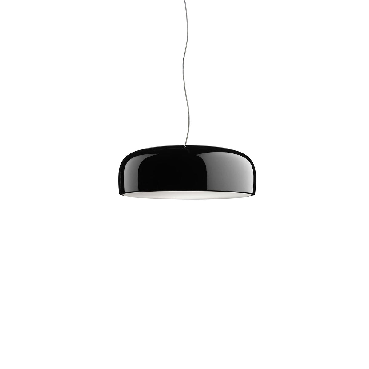 Suspension Smithfield Pro de Jasper Morrison - Flos-Noir brillant-The Woods Gallery