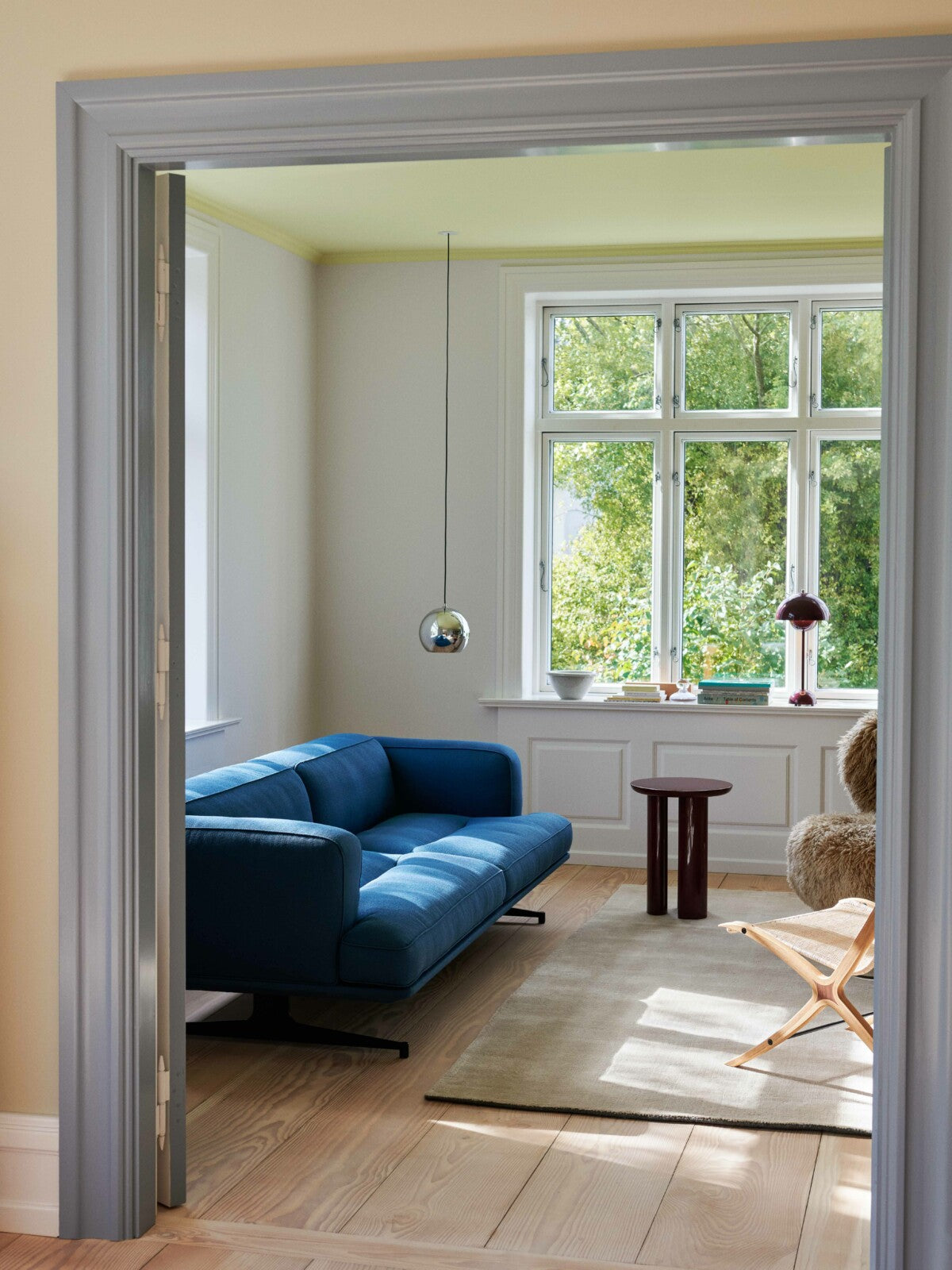Suspension Topan VP6 de Verner Panton - &Tradition-Gris beige-The Woods Gallery