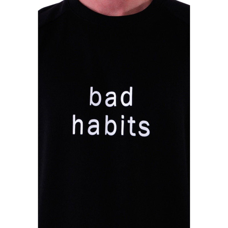 Sweat noir ou blanc Bad Habits de The Woods-XS-Noir-The Woods Gallery