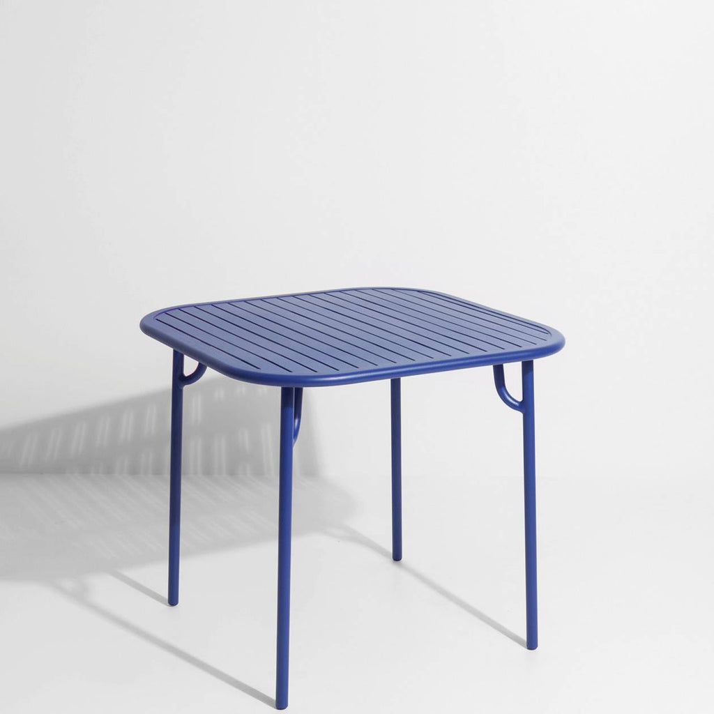 Table Carrée Week-End Ø 85 - Petite Friture-Bleu-The Woods Gallery