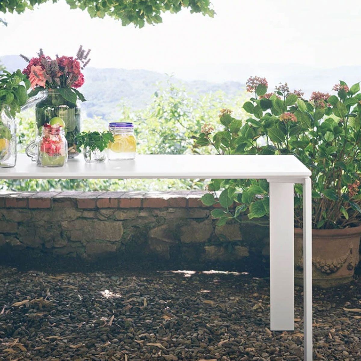 Table Four Outdoor L 158 cm de Ferruccio Laviani - Kartell-The Woods Gallery