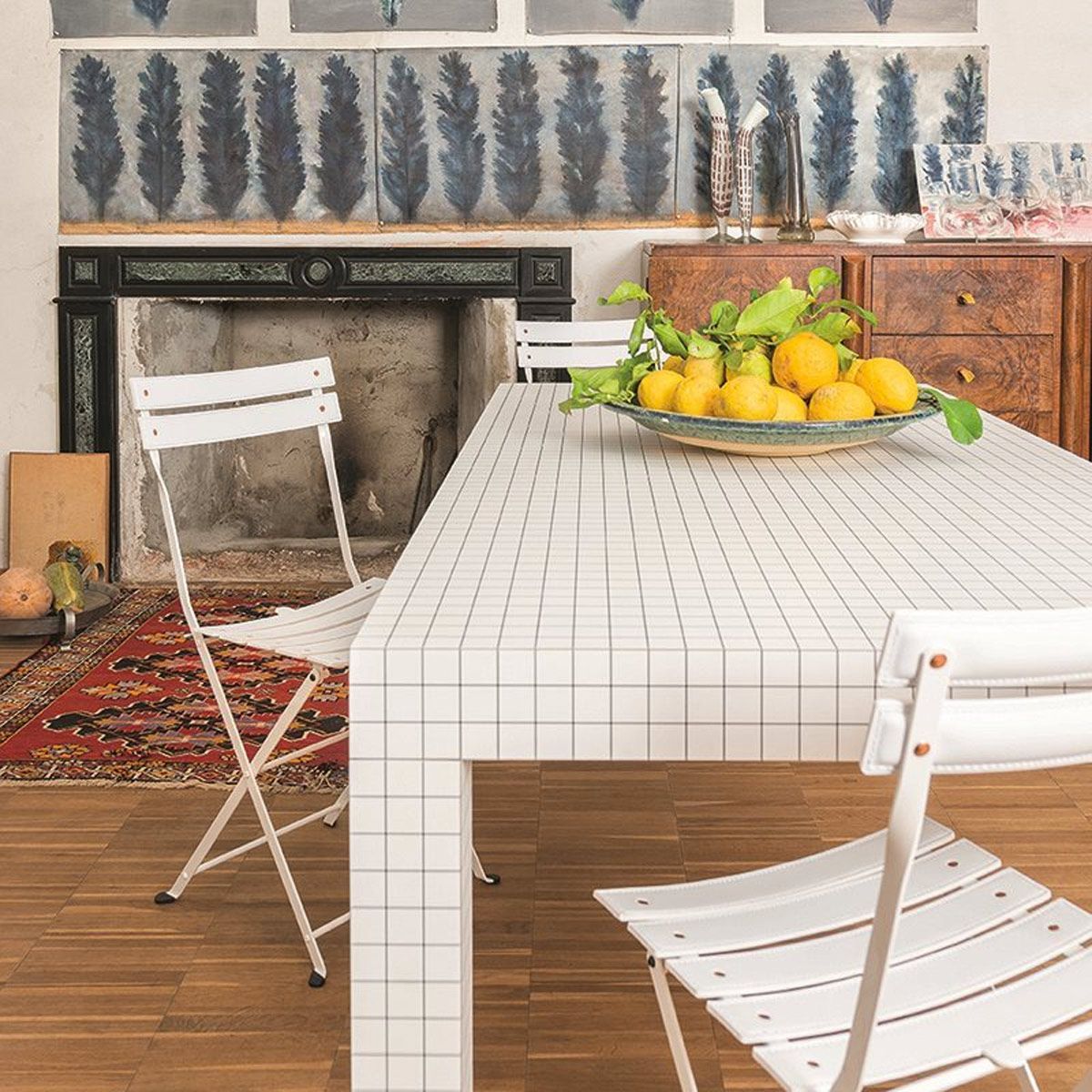 Table Quaderna 2600 de Superstudio - L 126 cm - Zanotta-The Woods Gallery