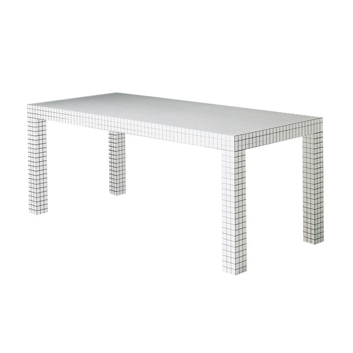 Table Quaderna 2600 de Superstudio - L 180 cm - Zanotta-The Woods Gallery