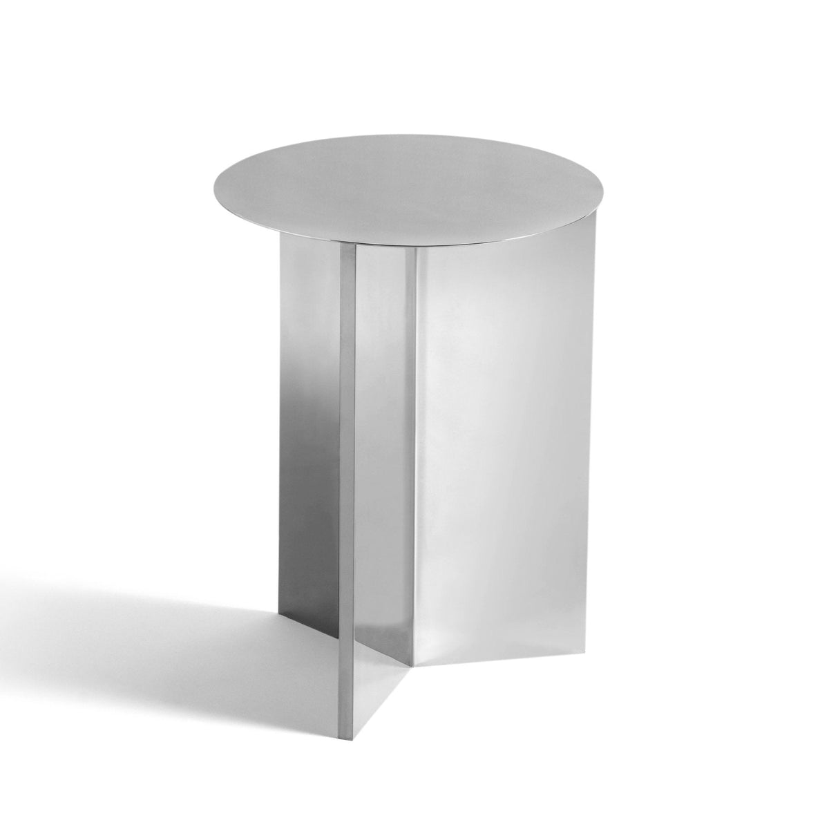 Table Slit High Ø 35 - Hay-vue de trois quarts sur fond blanc-The Woods Gallery