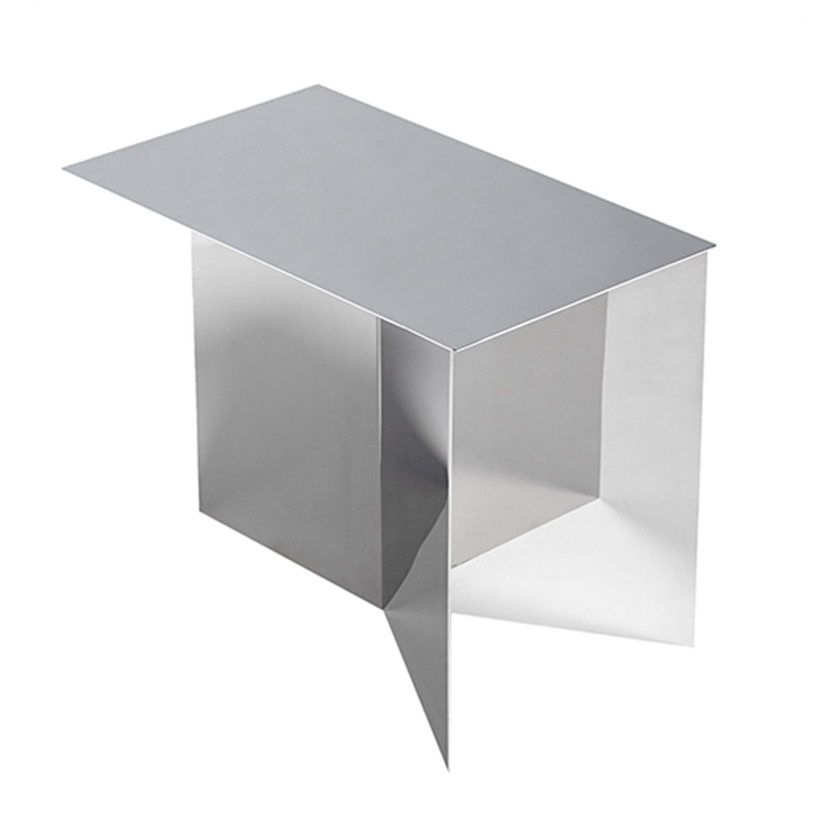 Table Slit Oblong Ø 49,3 - Hay-vue de trois quarts sur fond blanc-The Woods Gallery