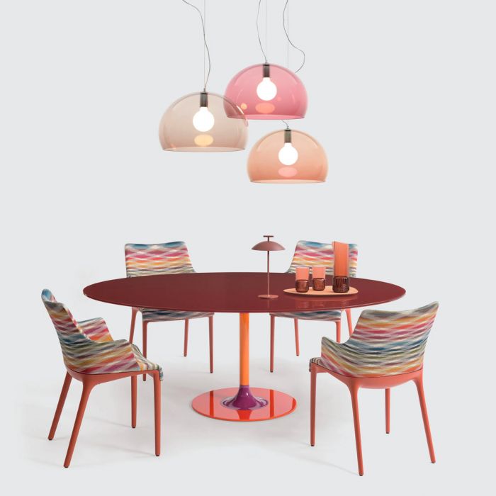 Table ronde Thierry XXL Round de Piero Lissoni XXL - Kartell-Blanc-The Woods Gallery