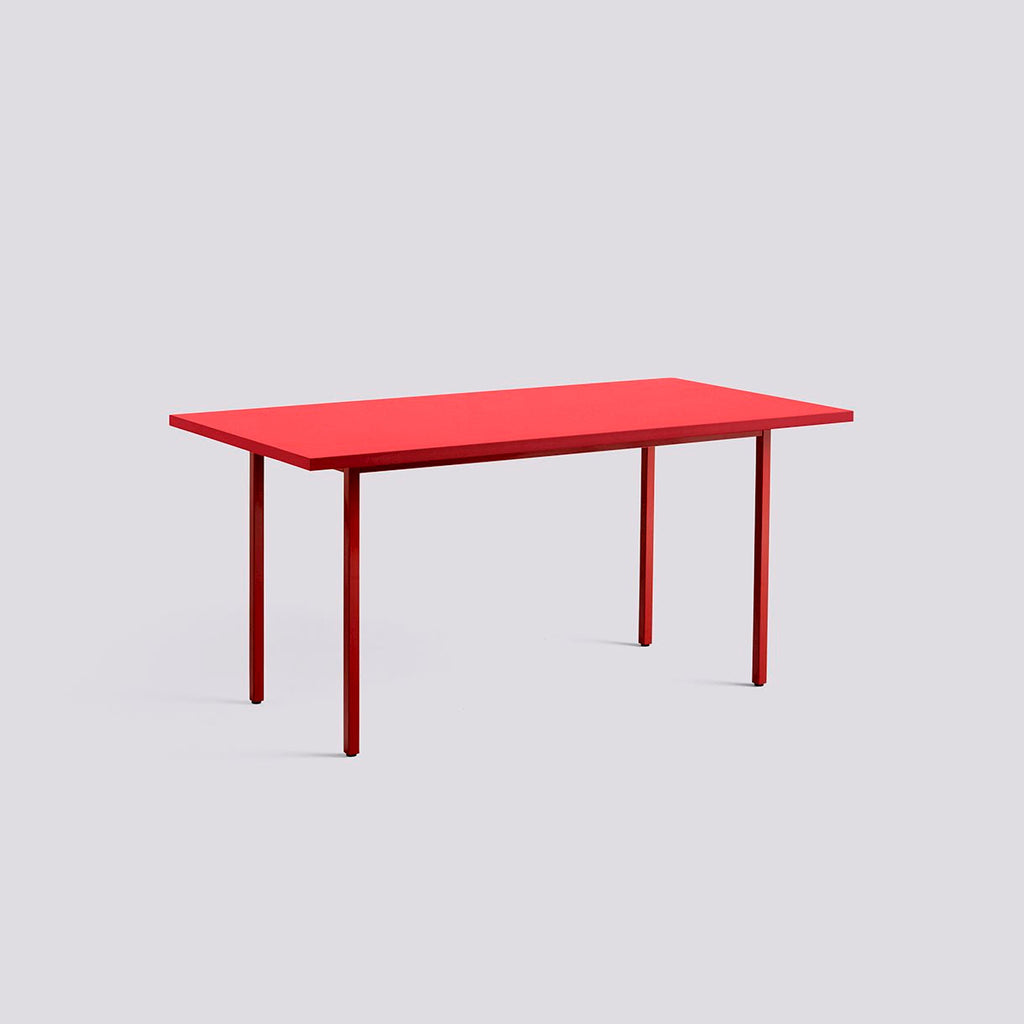 Table Two-Colour par Muller Van Severen - L 160 cm - Hay-Rouge-The Woods Gallery