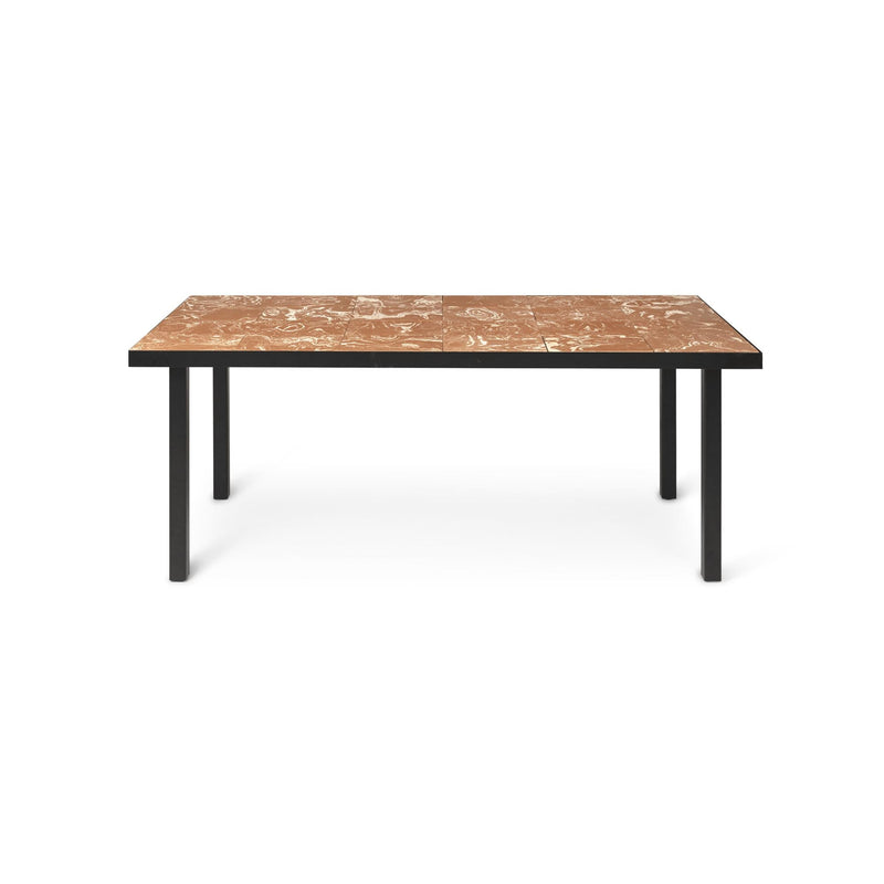 Table à manger Flod L 81,1 - Ferm Living-Terracotta / Noir-The Woods Gallery