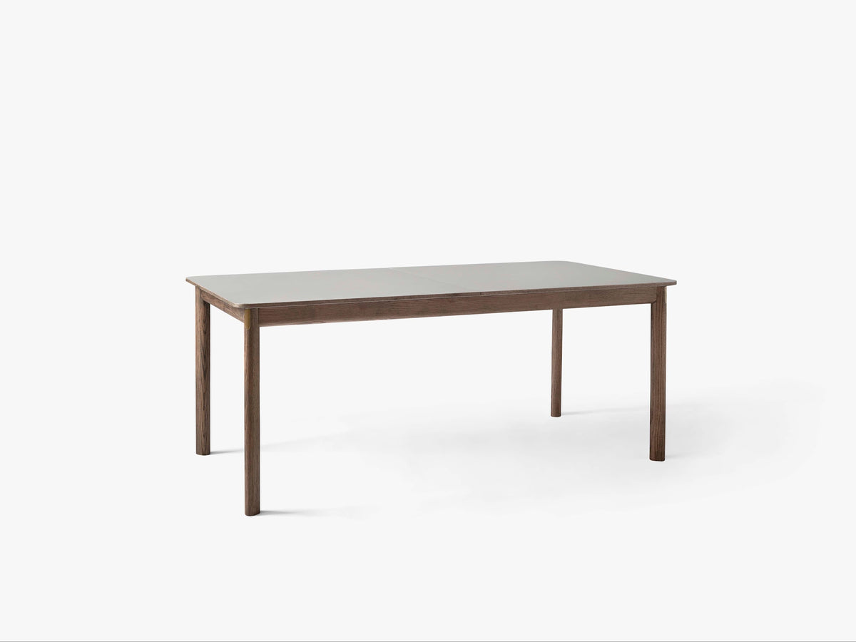 Table à rallonge Patch HW1 de Hee Welling - &Tradition-Chêne fumé, plateau Grigio Londra-The Woods Gallery