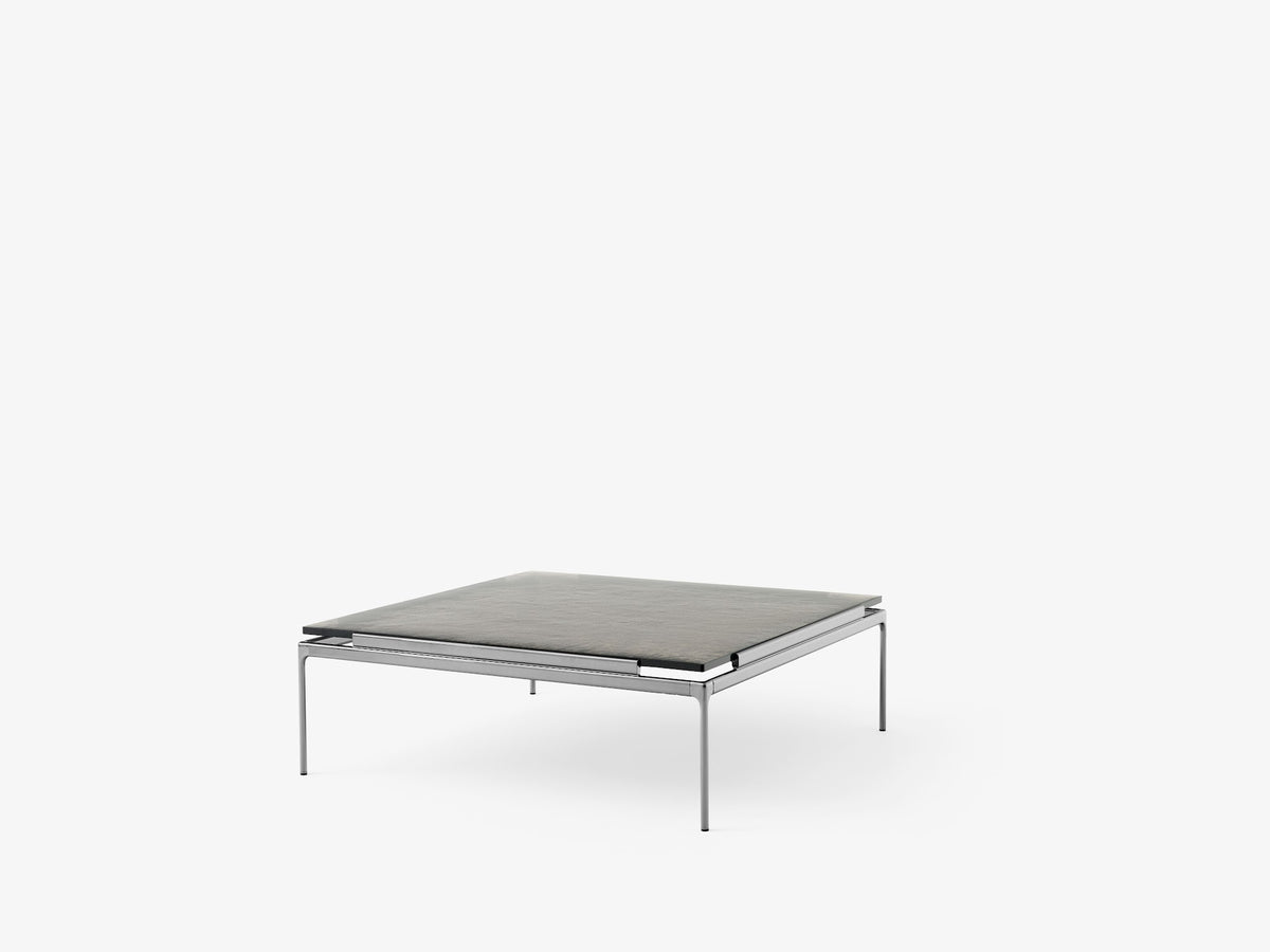 Table basse Sett LN13 de Luca Nichetto - &Tradition-Verre coulé fumé-The Woods Gallery