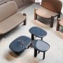 Table basse Tottori - Driade-H 50 x L 54 x P 44 cm-Crème-The Woods Gallery