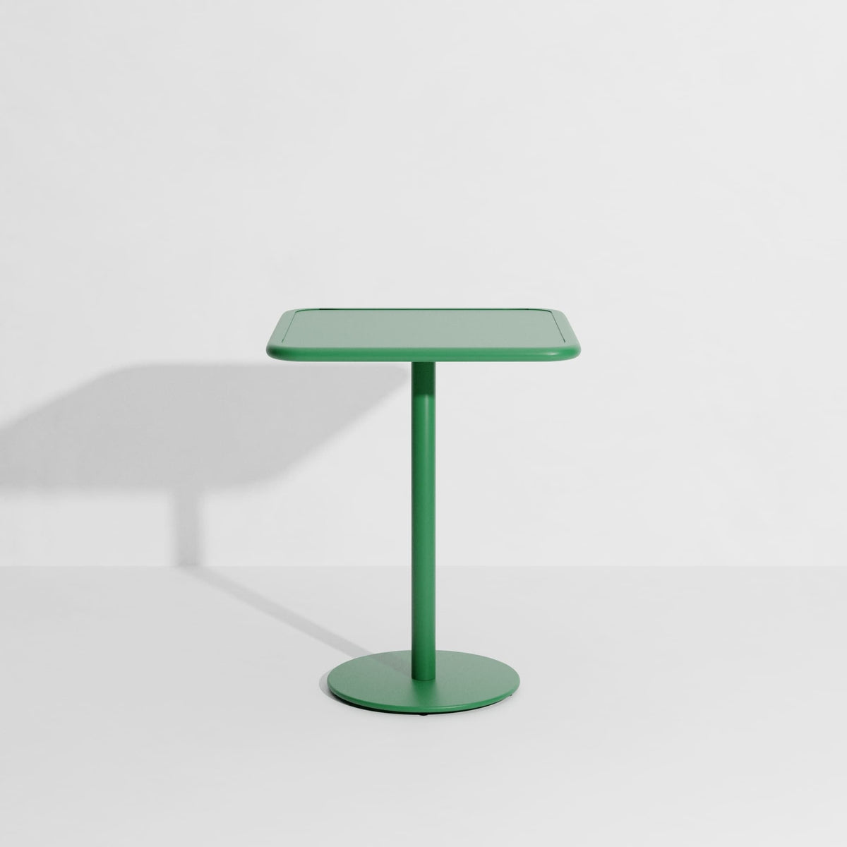 Table bistrot carrée Week-End 60 × 60 de Studio Brichet-Ziegler - Petite Friture-Vert menthe-The Woods Gallery