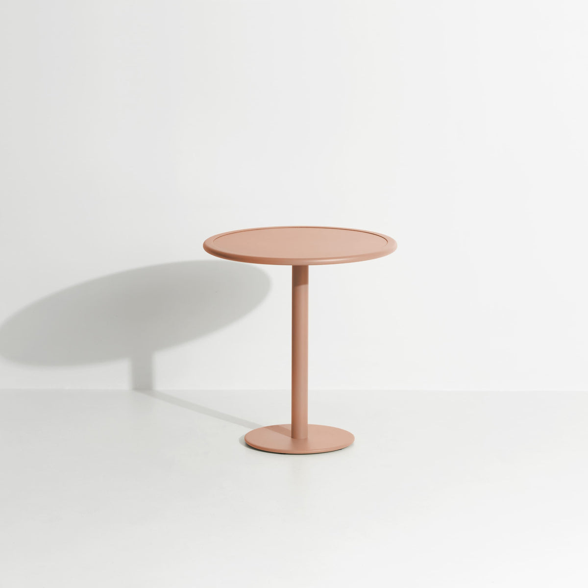 Table bistrot ronde Week-End Ø 70 de Studio Brichet-Ziegler - Petite Friture-Blush-The Woods Gallery
