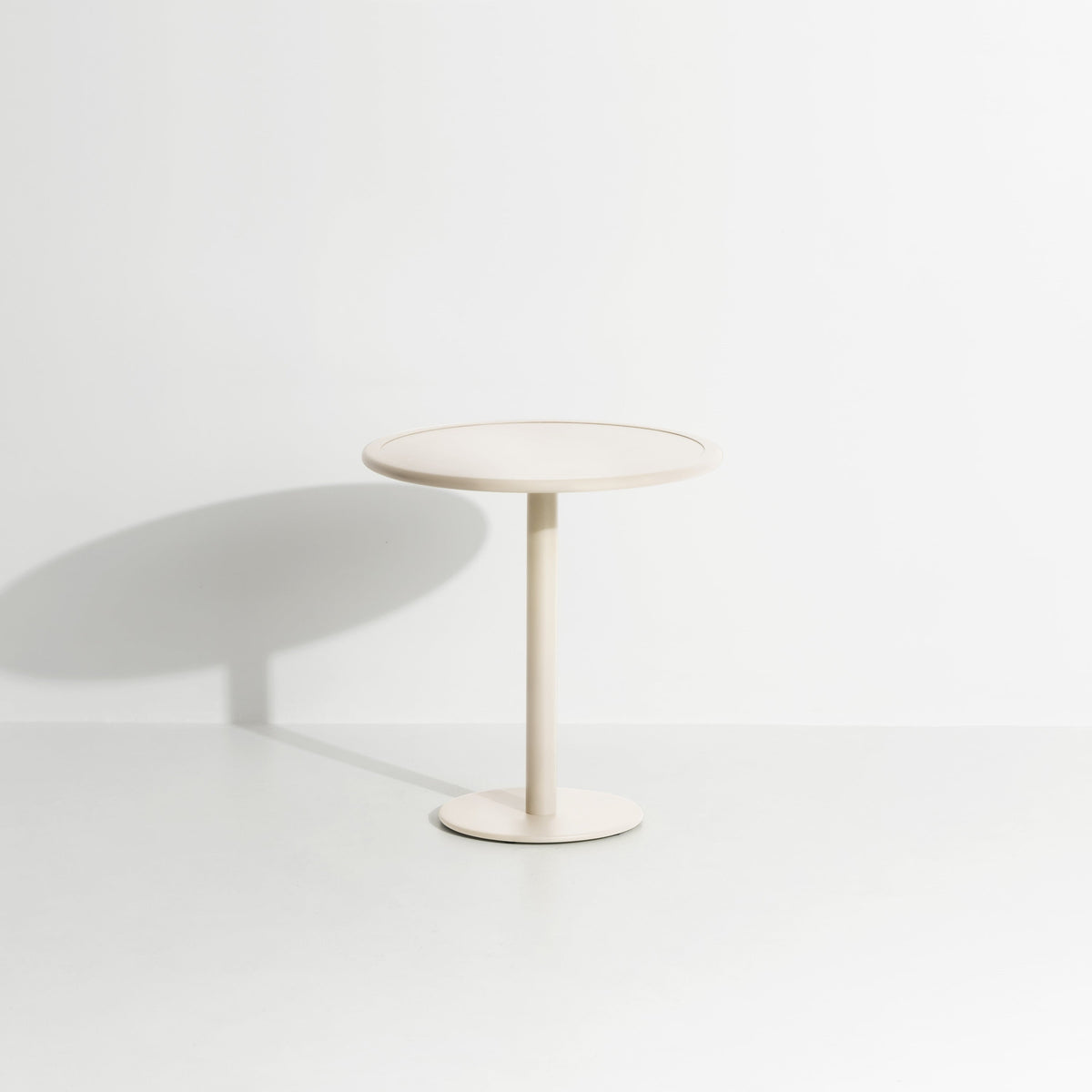 Table bistrot ronde Week-End Ø 70 de Studio Brichet-Ziegler - Petite Friture-Ivoire-The Woods Gallery