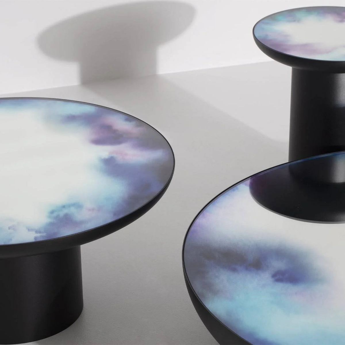 Table d’appoint Francis Small de Constance Guisset Ø 40 - Petite Friture-Noir-The Woods Gallery