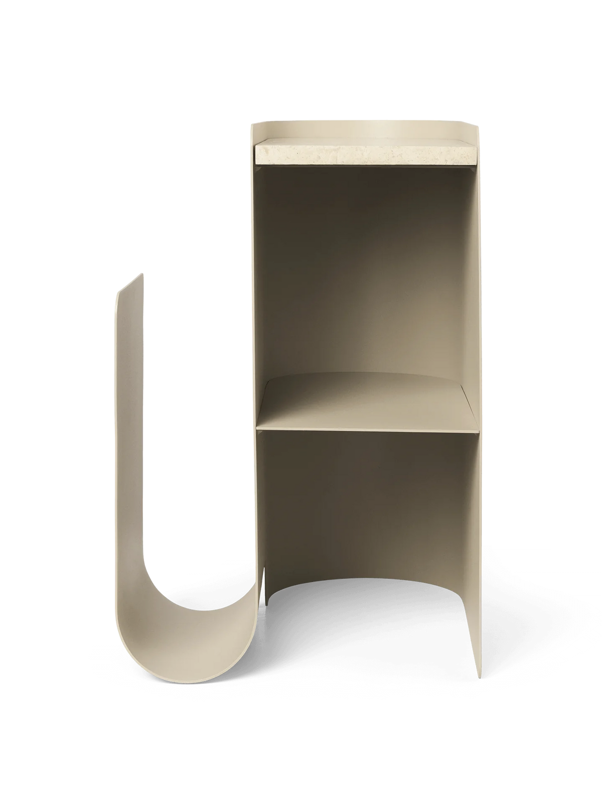 Table d’appoint Vault de Trine Andersen Ø 40,2 - Ferm Living-Cashmere-The Woods Gallery