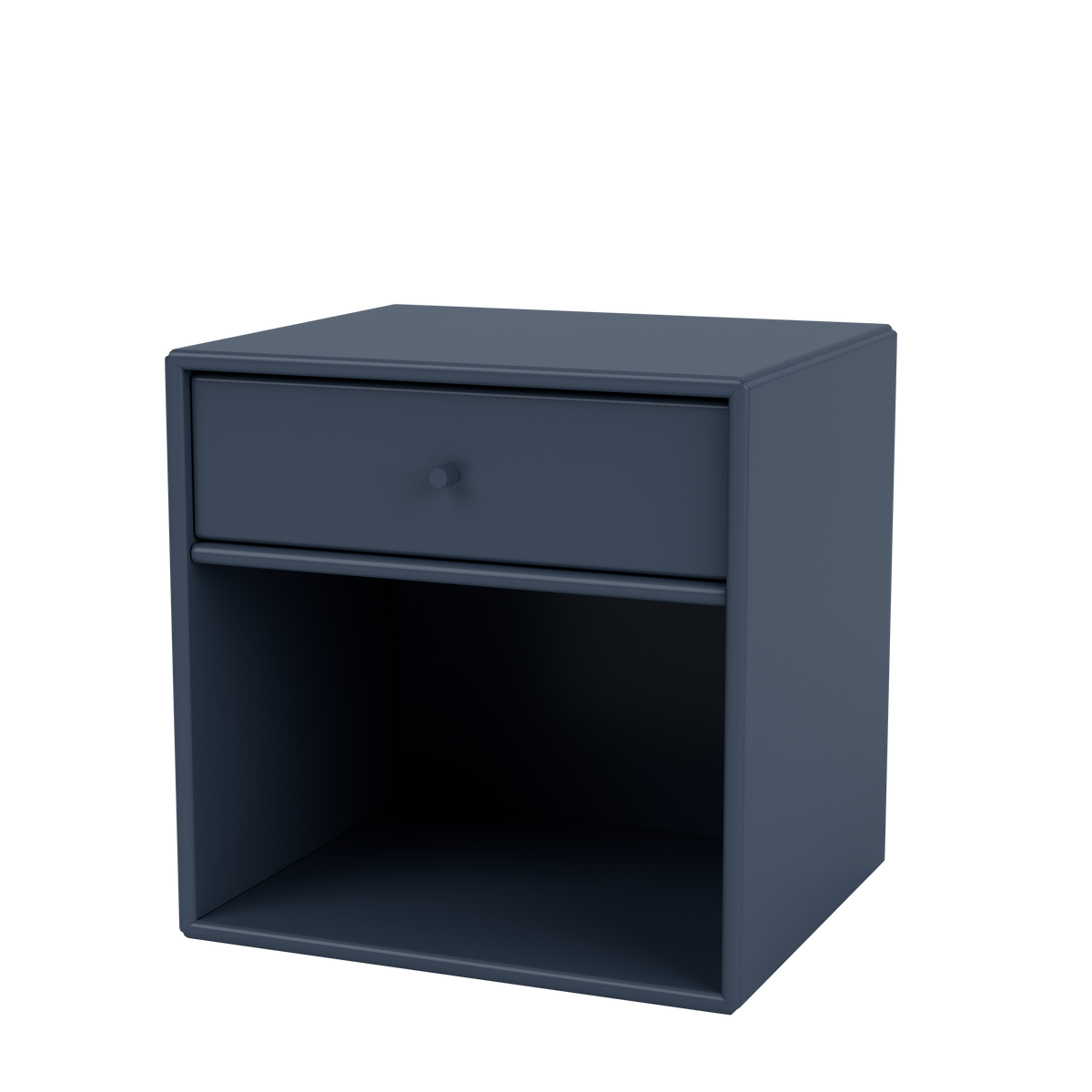Table de chevet Dream par Peter J. Lassen, laque 138 Juniper, suspendu au mur, packshot Montana