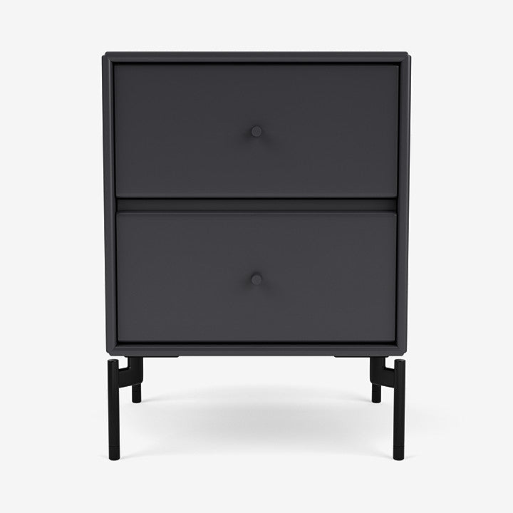 Table de chevet Drift par Peter J. Lassen - Montana-04 Anthracite-Pieds 12.6cm-The Woods Gallery