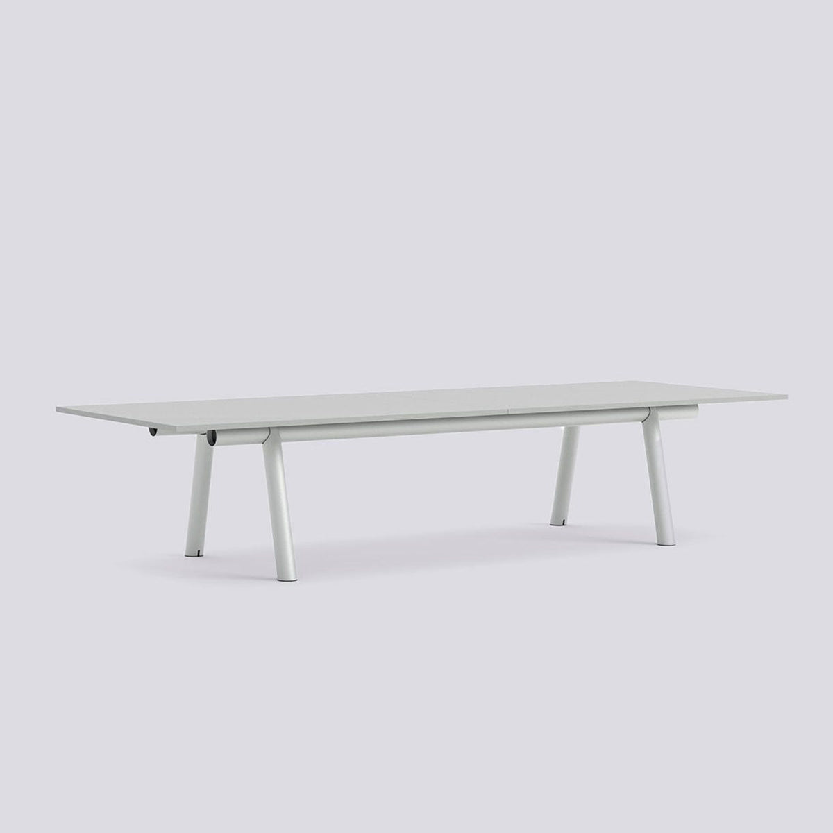 Table de travail Boa - Hay-H 75 x l 128 x L 350-Plateau en bois-Gris-The Woods Gallery