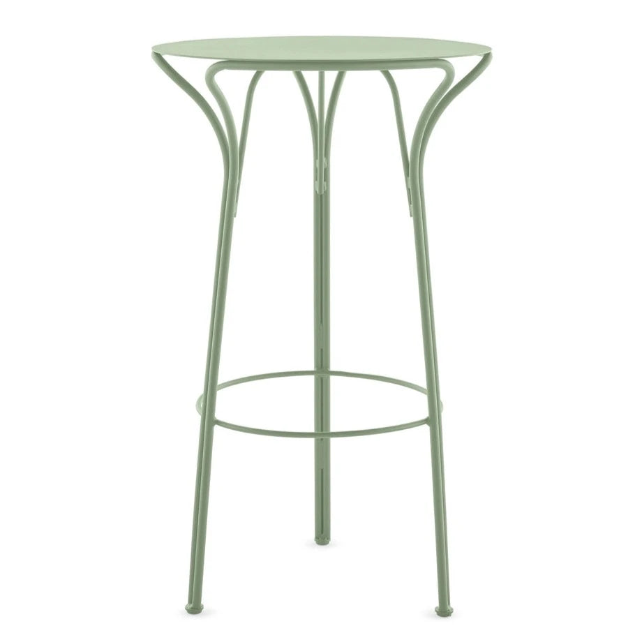 Table haute Hiray Ø 60 cm de Ludovica & Roberto - Kartell-Vert-The Woods Gallery