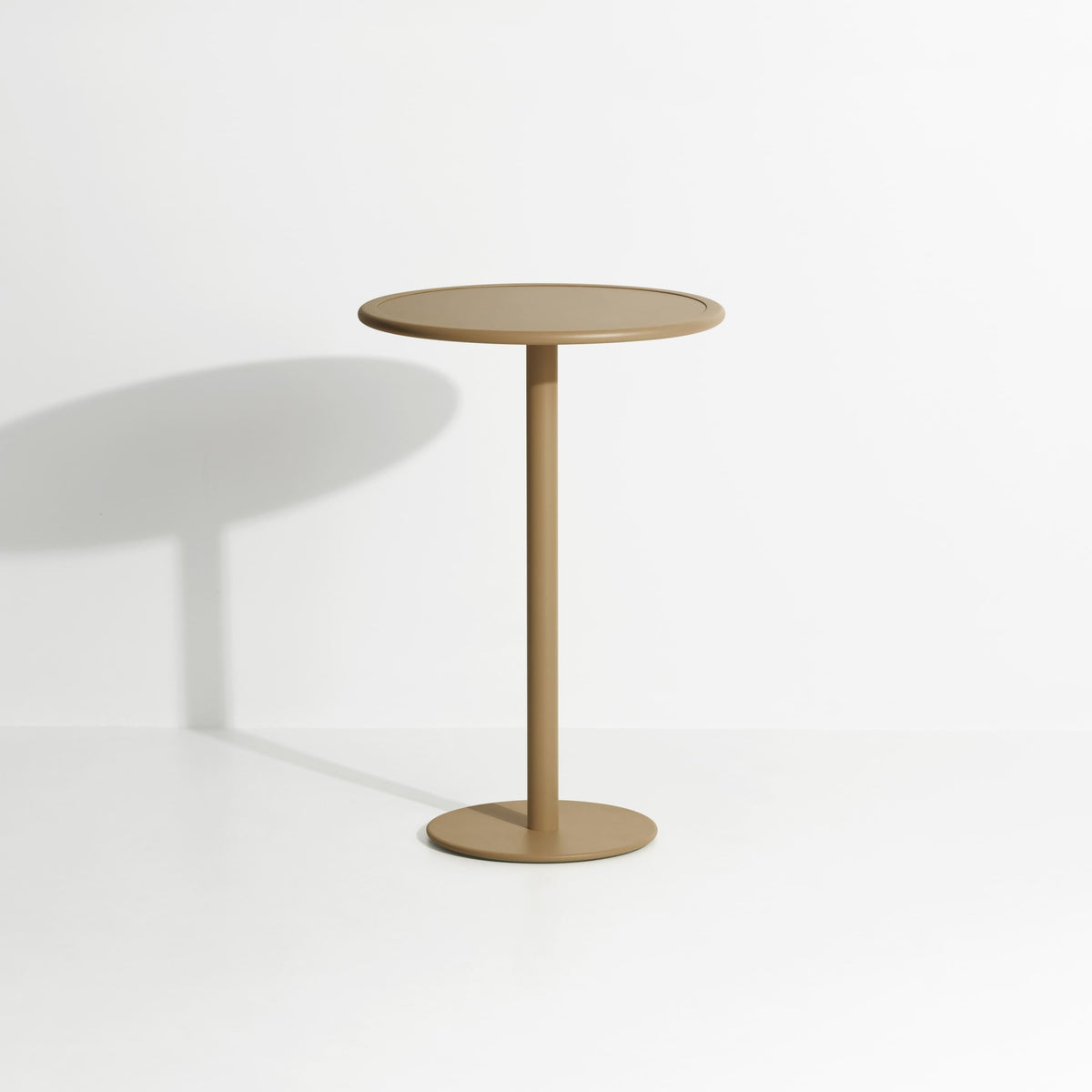 Table haute ronde Week-End de Studio Brichet-Ziegler - Petite Friture-Or-The Woods Gallery