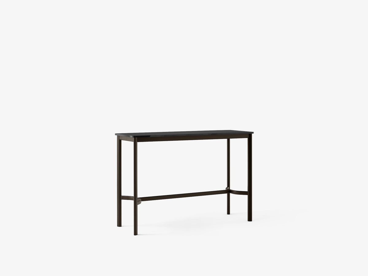 Table mange-debout Drip HW111 de Hee Welling - &Tradition-Noir-Linoléum Burgundy 4154-The Woods Gallery