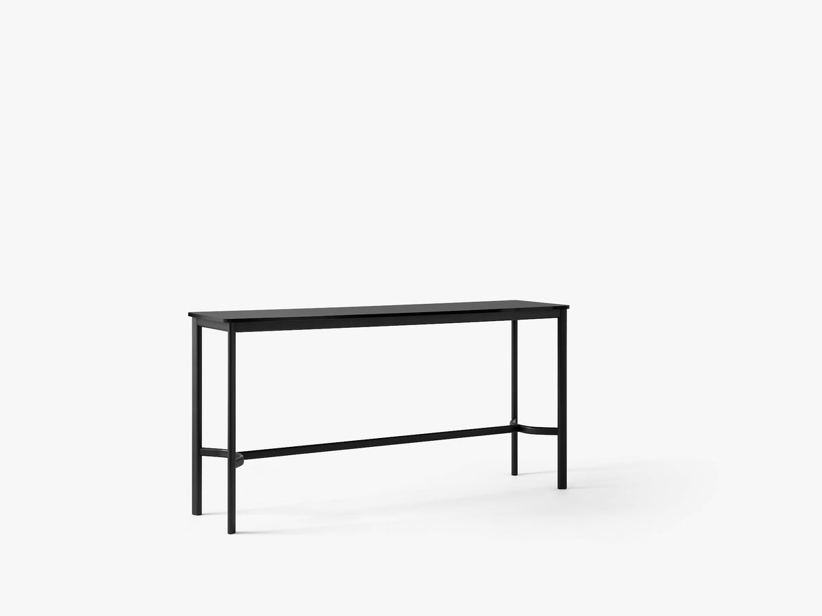 Table mange-debout Drip HW61 de Hee Welling - &Tradition-Noir-Linoléum Burgundy 4154-The Woods Gallery