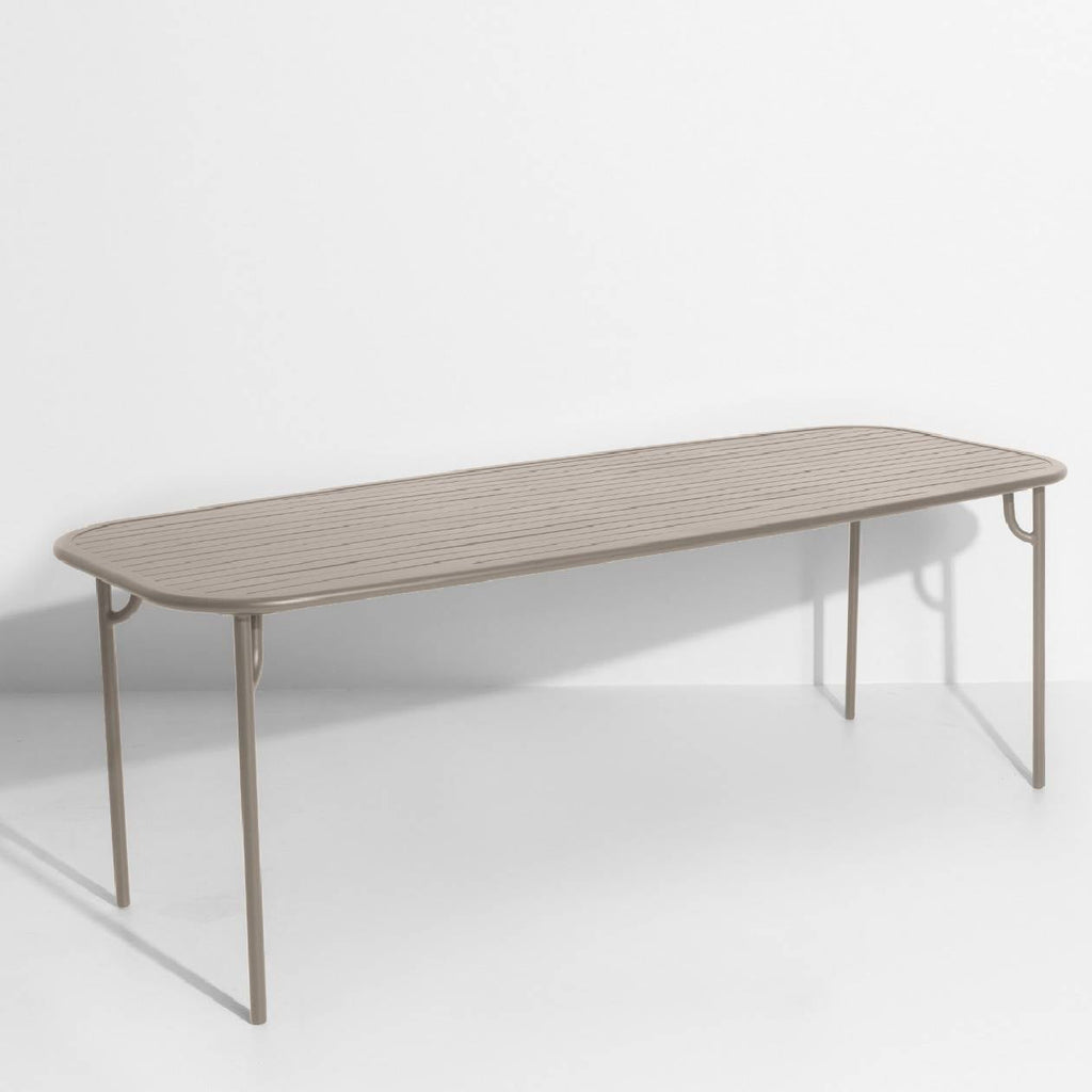 Table rectangulaire Large Week-End L 220 - Petite Friture-Beige-The Woods Gallery