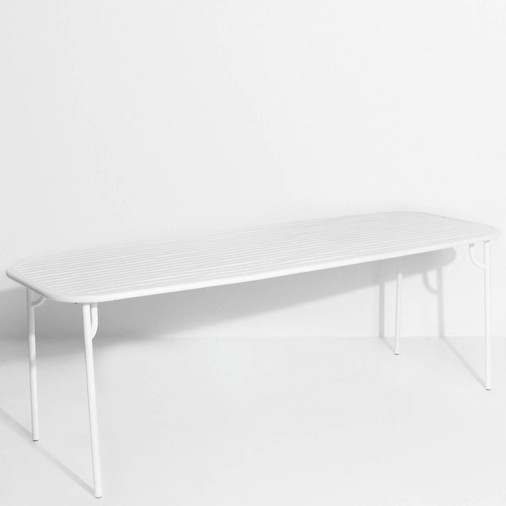 Table rectangulaire Large Week-End L 220 - Petite Friture-Blanc-The Woods Gallery