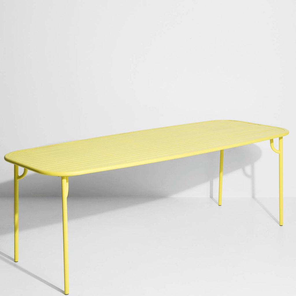 Table rectangulaire Large Week-End L 220 - Petite Friture-Jaune-The Woods Gallery