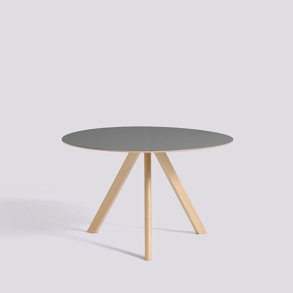 Table ronde CPH 20 par Ronan & Erwan Bouroullec Ø90 / Ø120 - Hay-Chêne Gris-Ø120 X H74 cm-The Woods Gallery