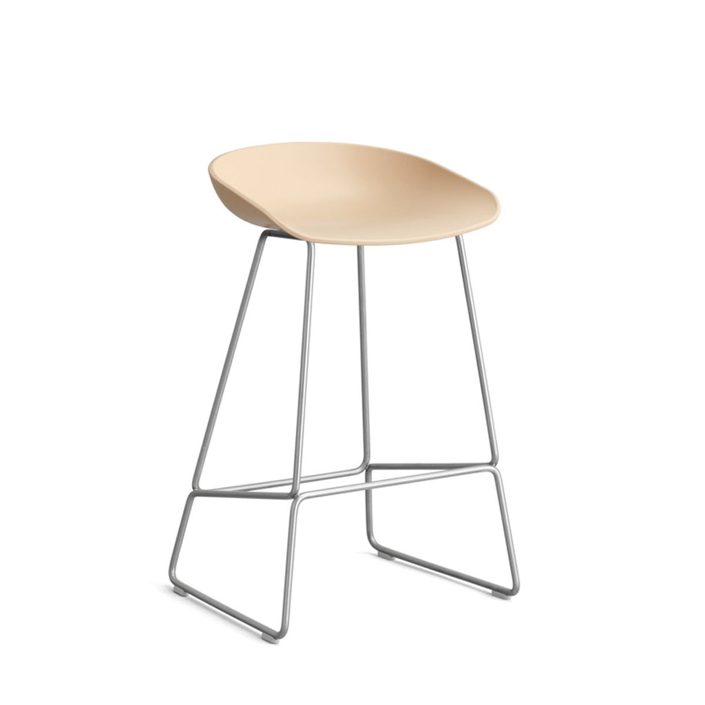 Tabouret About a stool AAS 38 par Hee Welling - Hay-Pieds en acier-1-Pêche-The Woods Gallery