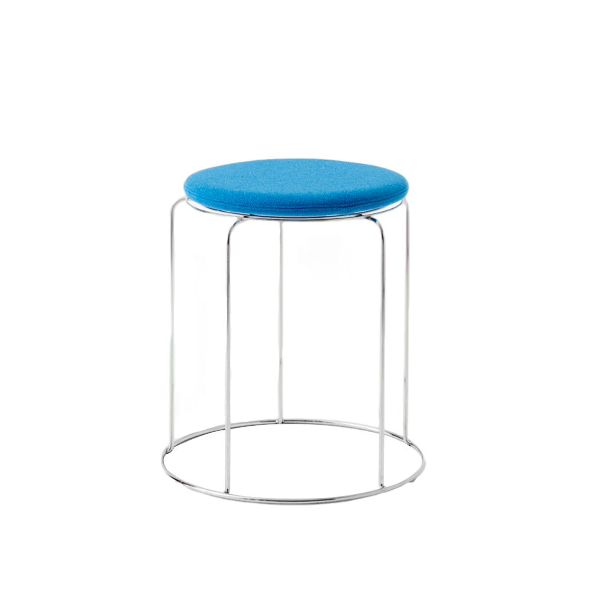 Tabouret Wire Stool VP11 de Verner Panton - &Tradition-Bleu-The Woods Gallery