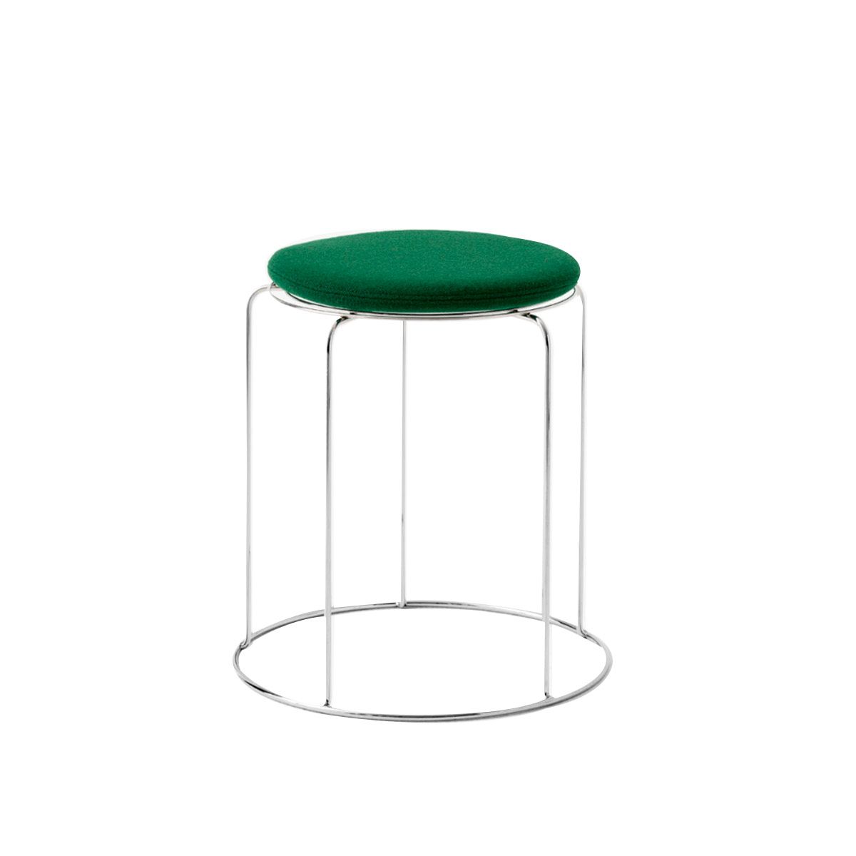 Tabouret Wire Stool VP11 de Verner Panton - &Tradition-vert-The Woods Gallery