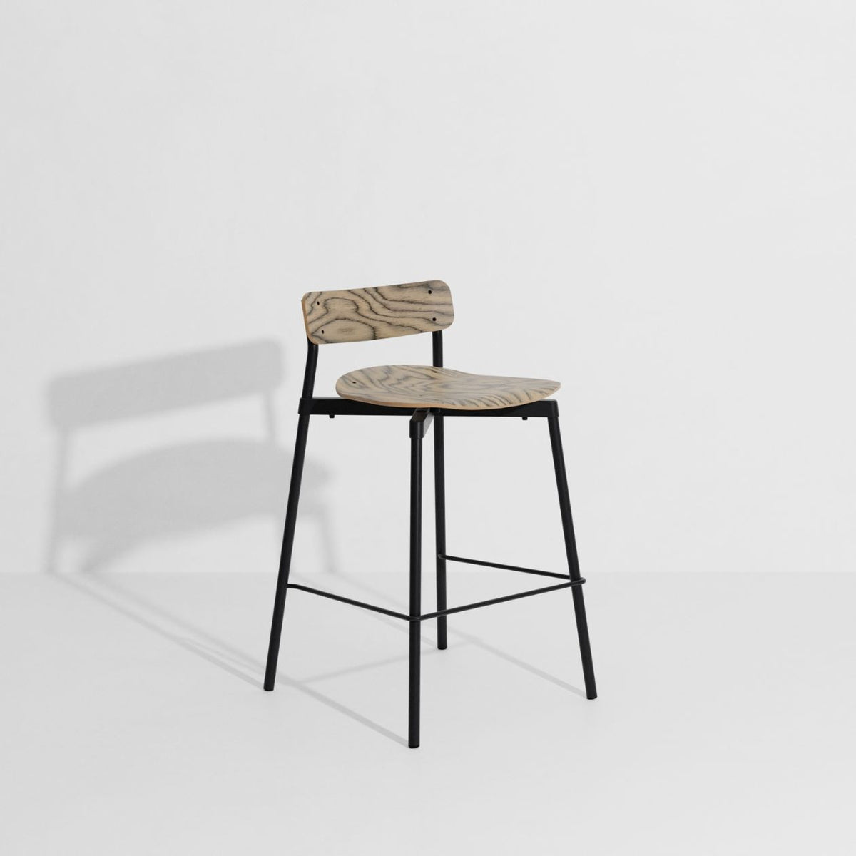 Tabouret de bar 65 cm Fromme Bois de Tom Chung - Petite Friture-Alpi Sottsass-The Woods Gallery