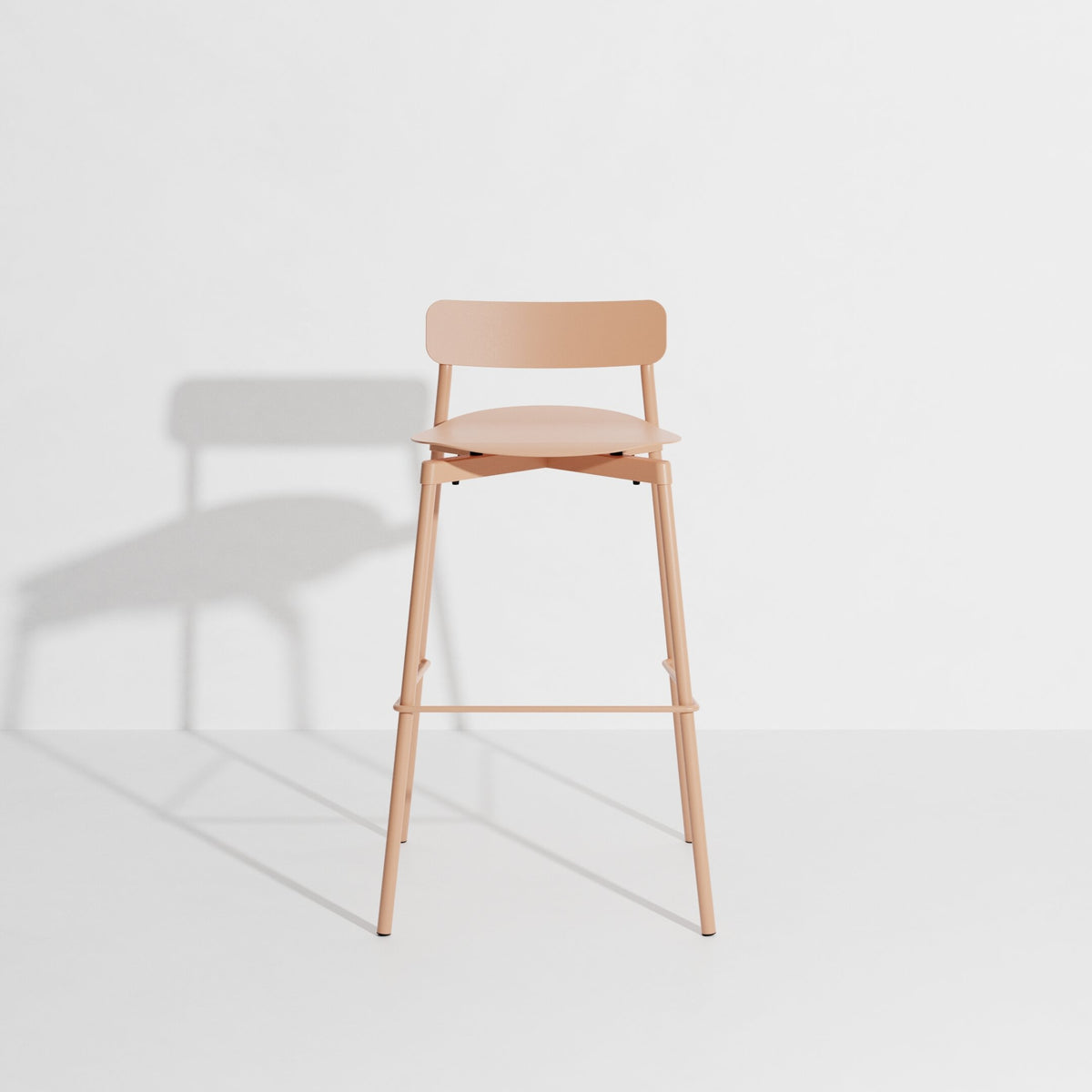 Tabouret de bar Fromme 75 cm de Tom Chung - Petite Friture-Blush-The Woods Gallery