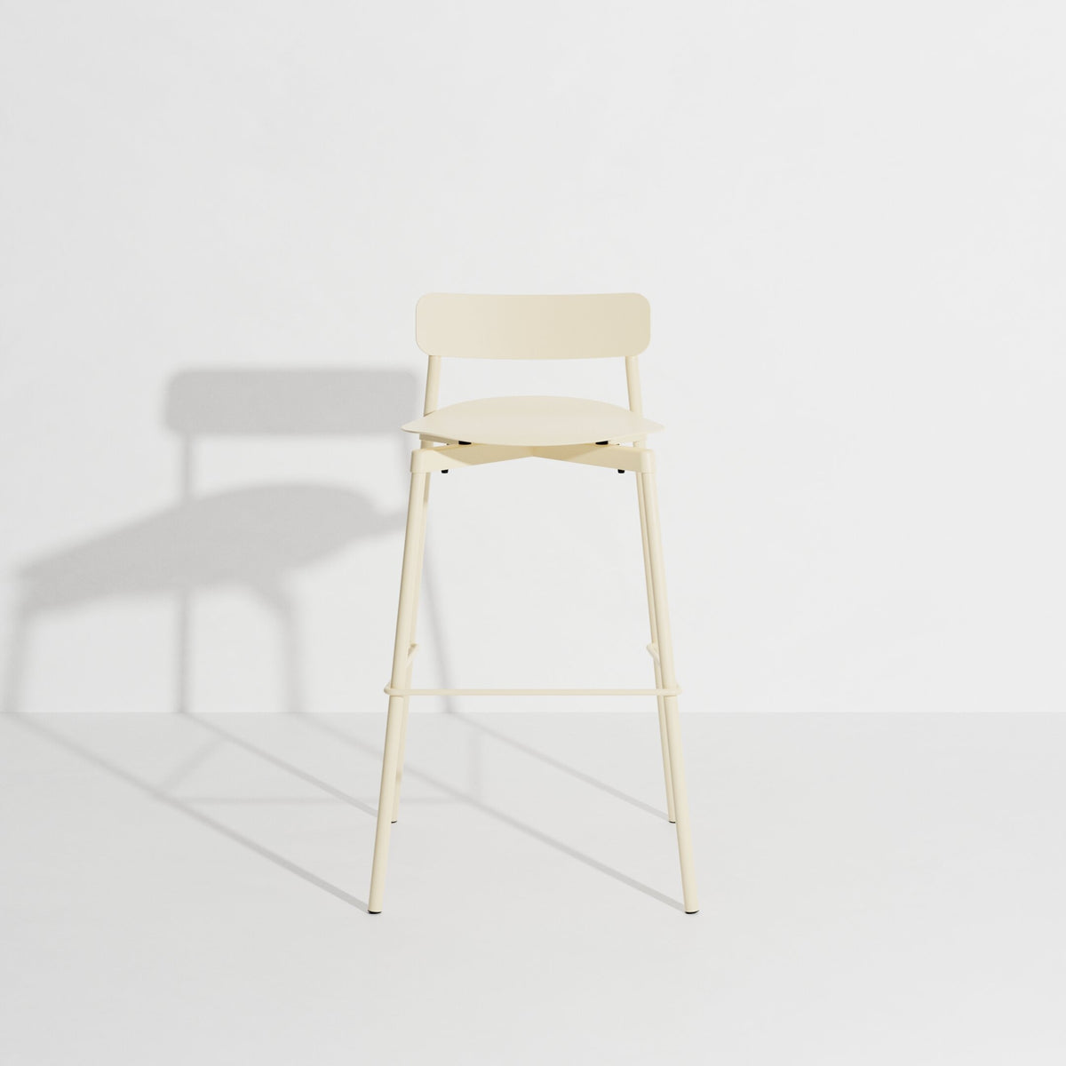 Tabouret de bar Fromme 75 cm de Tom Chung - Petite Friture-Ivoire-The Woods Gallery