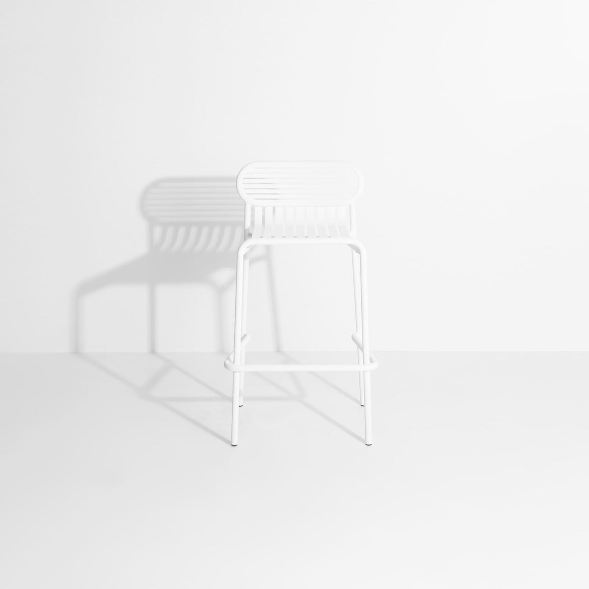 Tabouret de bar Week-End de Studio Brichet-Ziegler - Petite Friture-Blanc-The Woods Gallery
