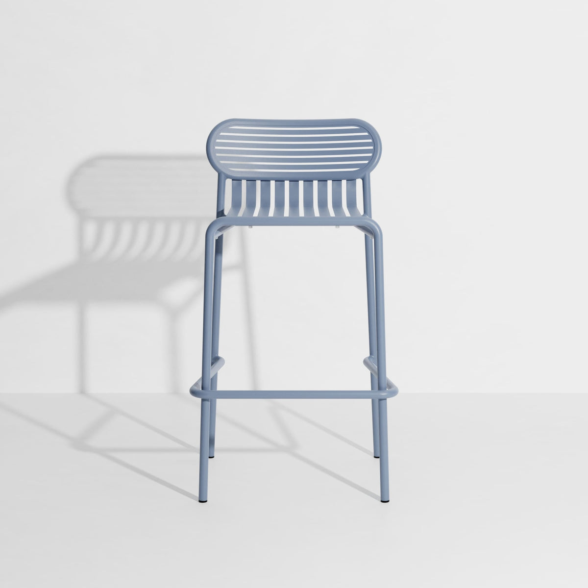 Tabouret de bar Week-End de Studio Brichet-Ziegler - Petite Friture-Bleu Pigeon-The Woods Gallery