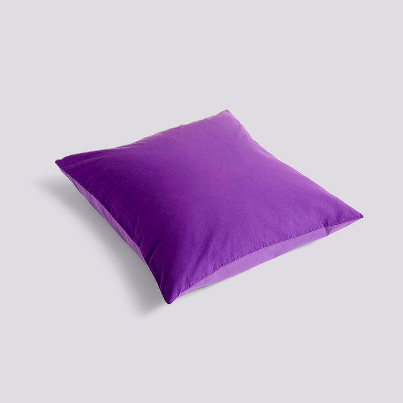 Taie d'oreiller bicolore Duo - Hay-Violet-100 x 65-The Woods Gallery